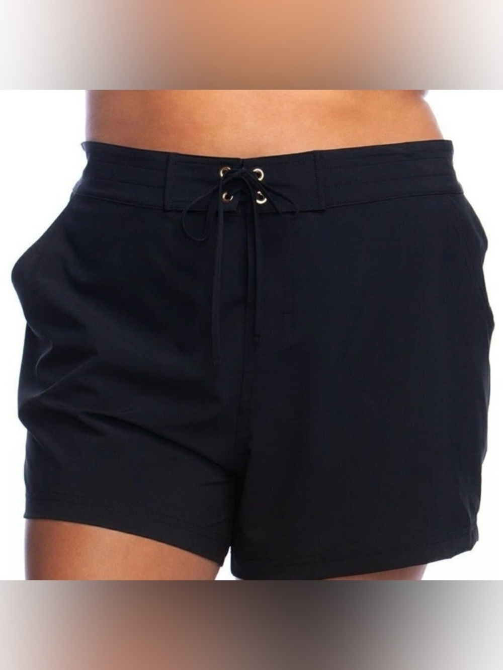 La Blanca All Aboard boards short swim beach black women new 3X
